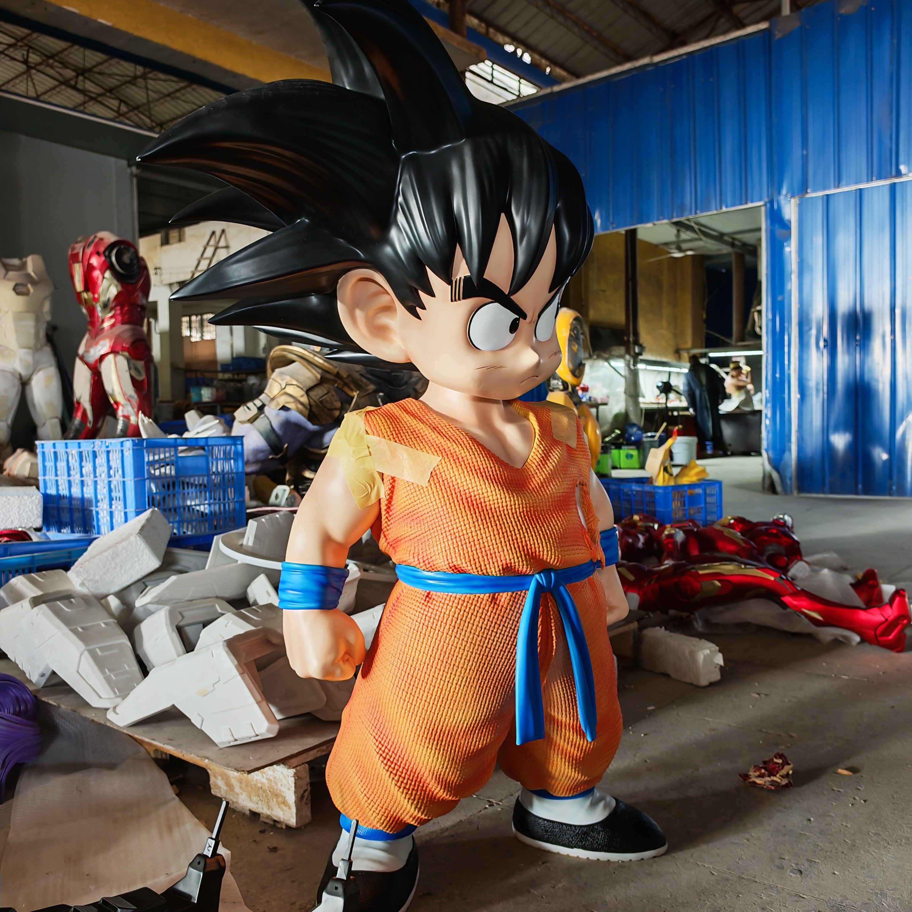 【MON私人订制】七龙珠1/1 小悟空全身像 GK树脂雕像潮玩摆件