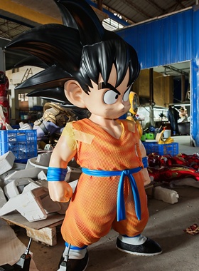 【MON私人订制】七龙珠1/1 小悟空全身像 GK树脂雕像潮玩摆件