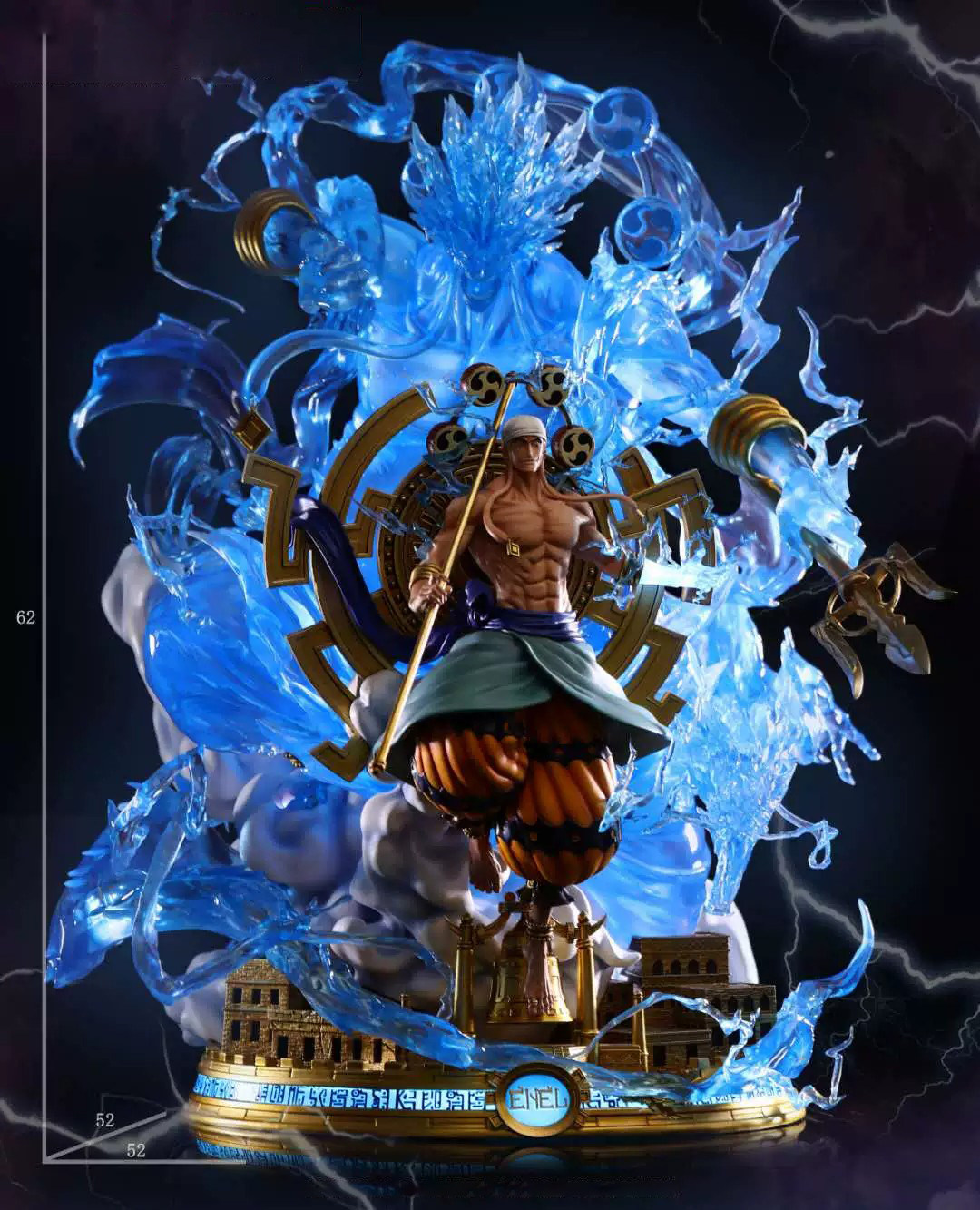 海贼王雷神艾尼路雕像手办