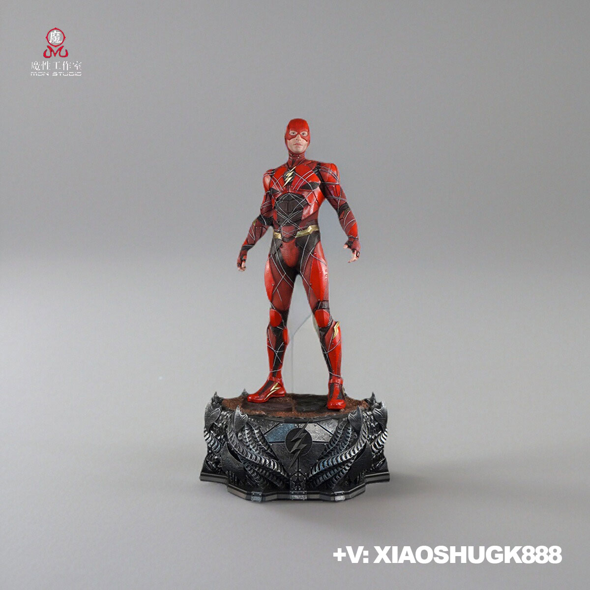 【MON私人订制】现货 正义联盟闪电人手办雕像客厅摆件景品