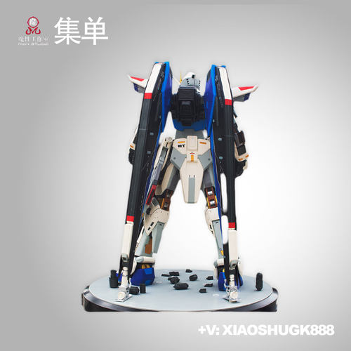 战士系列自由高达机甲模型