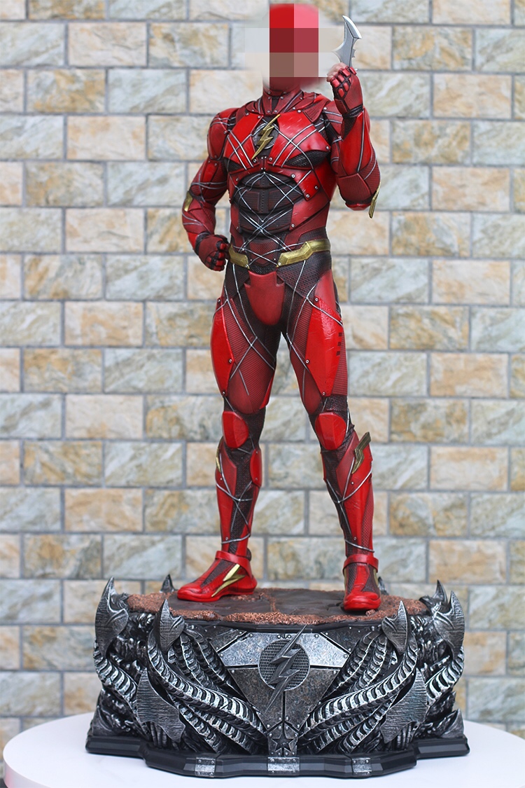 闪电侠手办闪电侠雕塑摆件手办