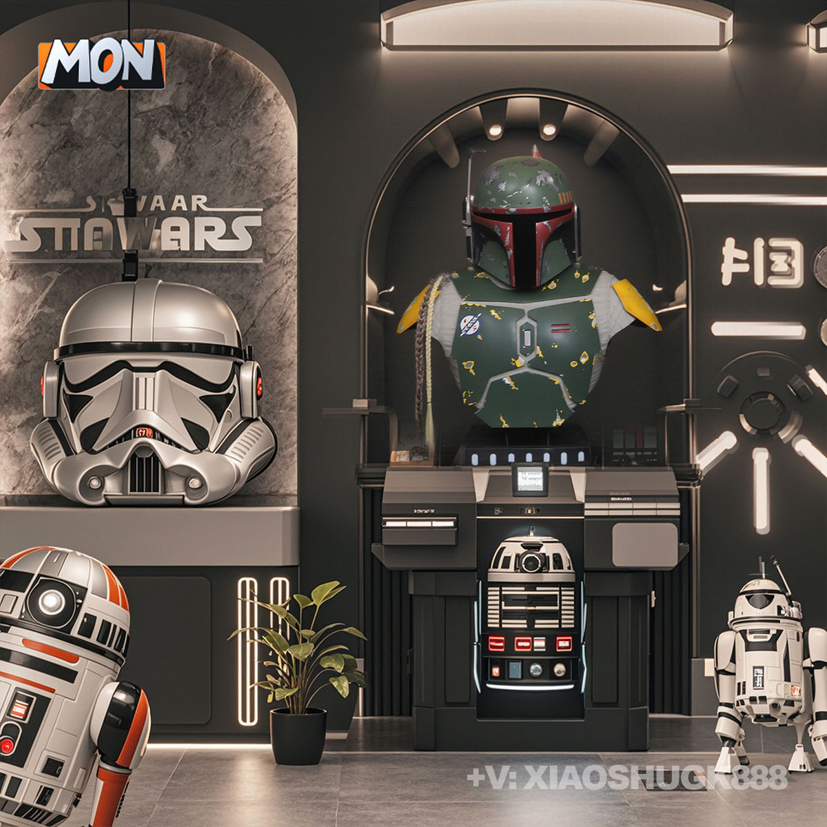 现货赏金猎人波巴菲特胸像