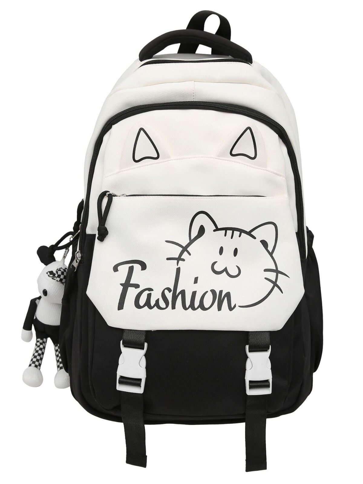 书包女韩版可爱猫咪小学生3&mdash;6年级背包初中生高中生大容量双肩包