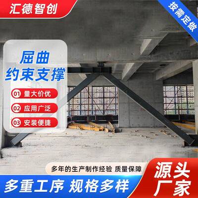 建筑抗震耗能型阻尼器屈曲约束支撑墙式BRB抗震钢构消能震器