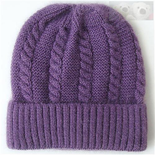 秋冬中老年妈妈帽子单层薄款冬天老太太针织毛线帽老人奶奶婆婆女