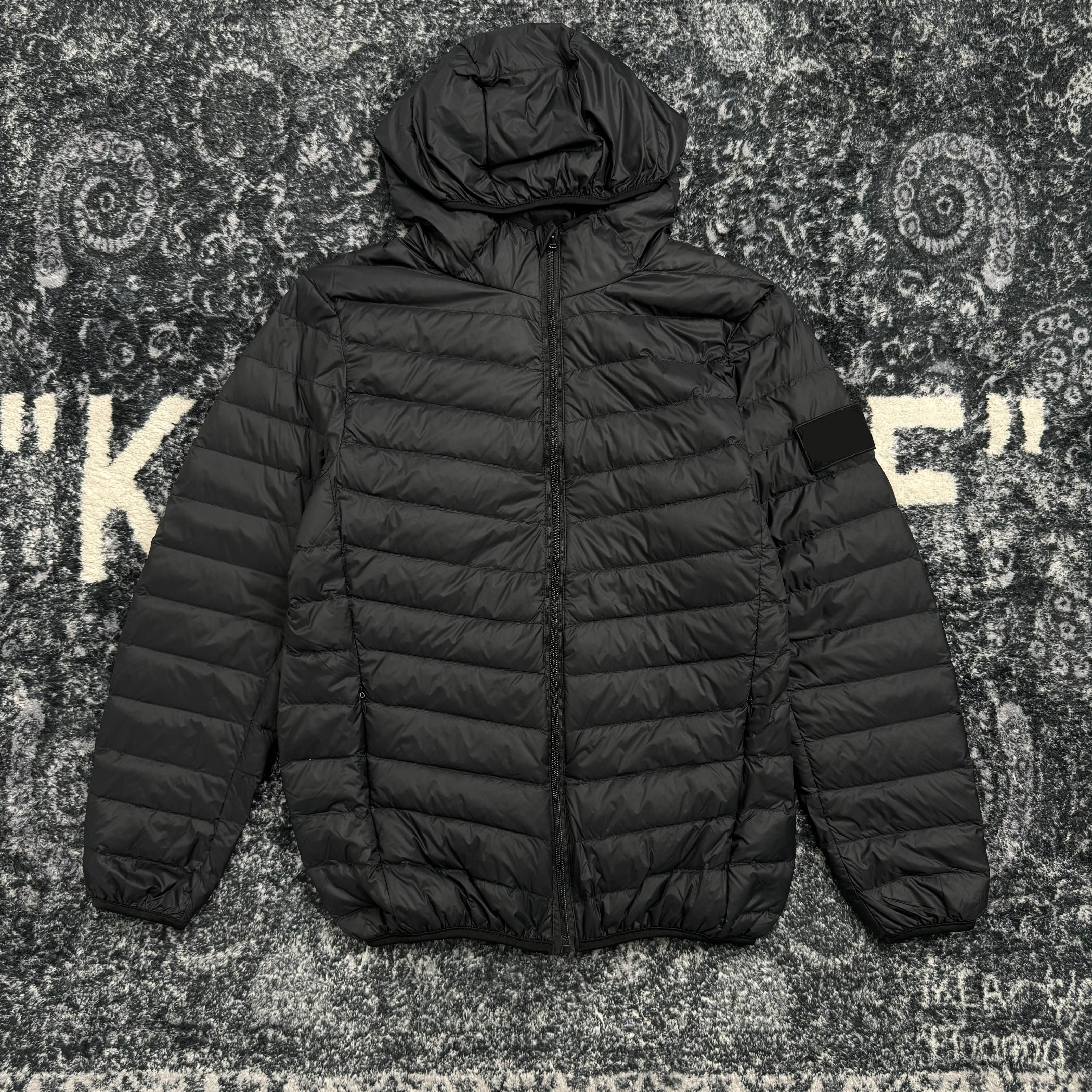 thumbnail for Autonomous 24Ss Autumn and Winter New Loose Casual Lapel Hooded down Jacket with Inner Lining, Unisex Style