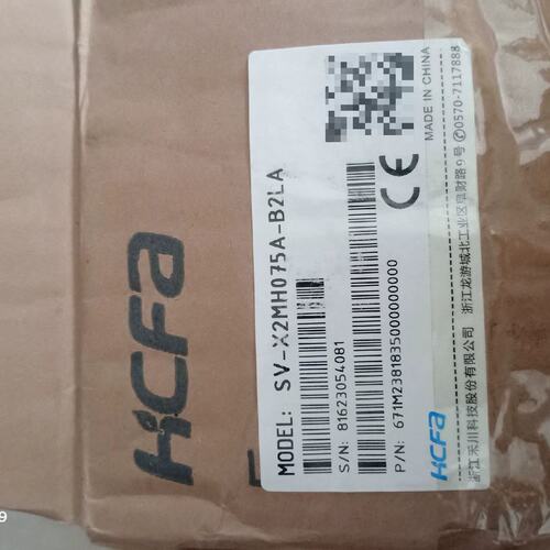 议价禾川伺服电机SV-X2MH075A-B2LA，750W，可维修