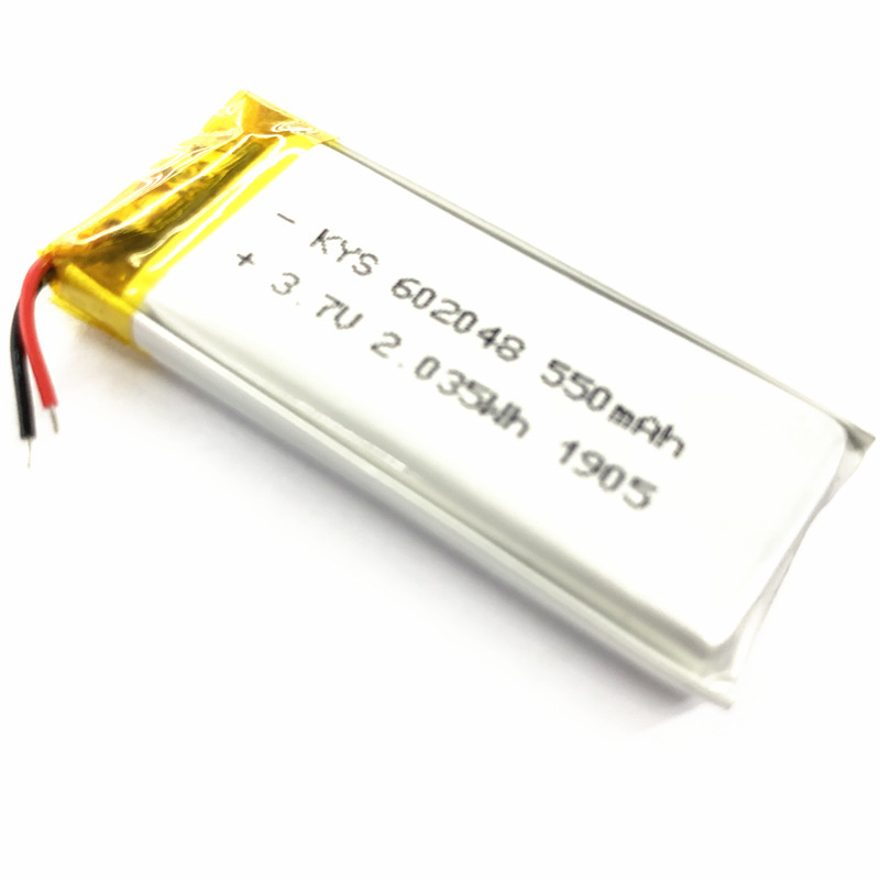 602048 3.7V 550mAh 602050 602248 602250智能遥控器锂电池