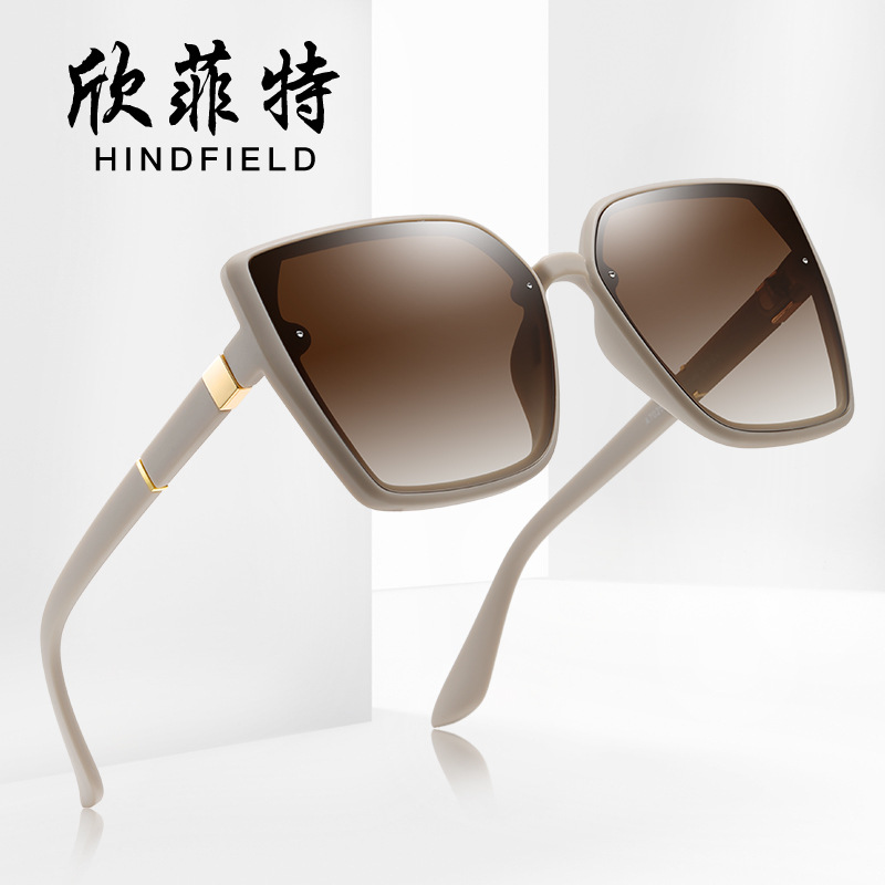 新款女士外销方框太阳镜pc全框墨镜防晒遮阳街头拍照墨镜