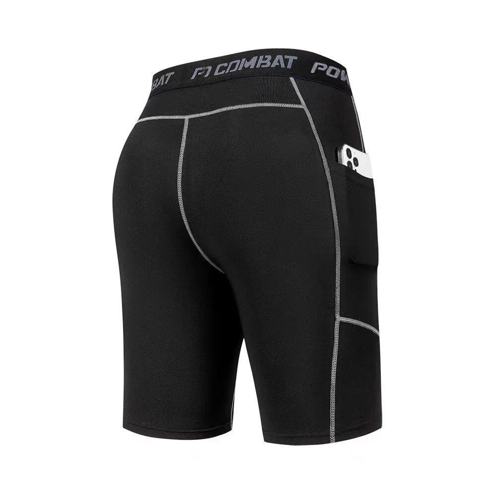 High Performance Men's Compression Shorts With Pocket - Quic