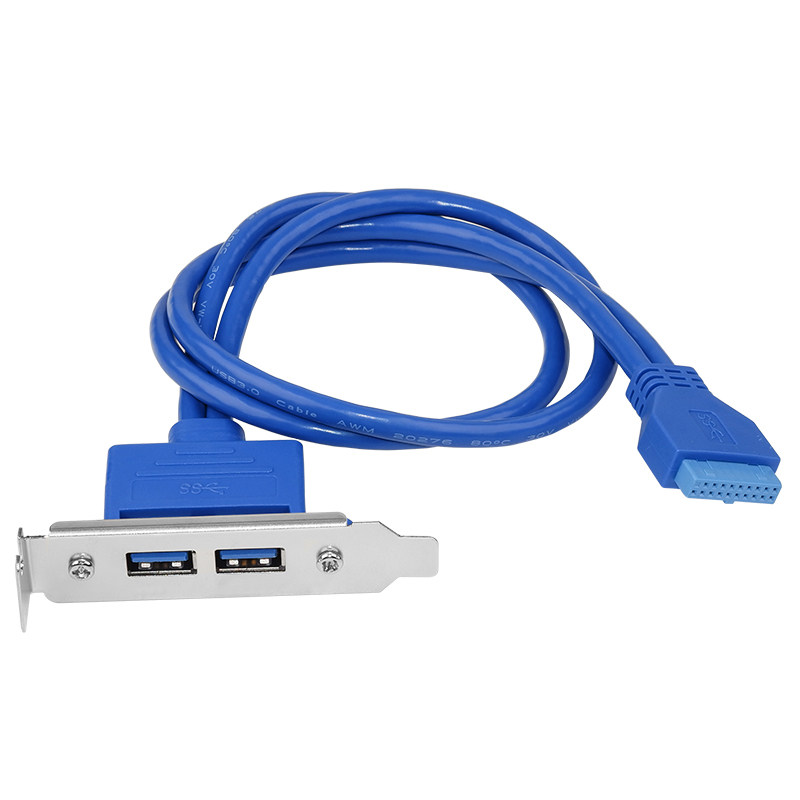 19PIN USB3.0 ADAPTER CABLE 19-PIN USB CABLE EXTENSION CABLE 2U HALF-HEIGHT BEZEL SUPPORT SMALL CHASSIS TYPEC E