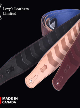 加拿大李维斯 Levy's MVX26C 双层真皮贝斯民谣木吉他电吉他背带