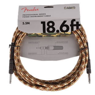 芬达Fender电吉他连接线 电箱民谣贝斯编织迷彩降噪线 音频链接线