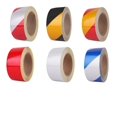 加油站防撞柱反光贴车用反光胶带红黄警示条黄黑胶带加宽反光胶布