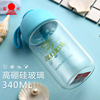 富光單層玻璃杯 可愛女士迷妳小號水杯200/280ml便攜創意隨手杯子