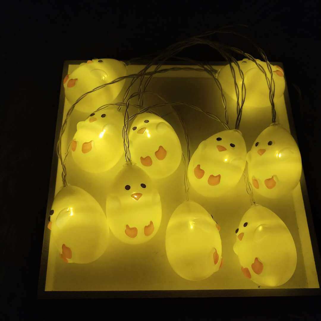 LED复活节小黄鸡灯串圣诞装饰灯儿童房主题聚会布置灯,家装灯饰光源,氛围灯,淘宝优惠券,粉丝福利购,淘宝优惠卷