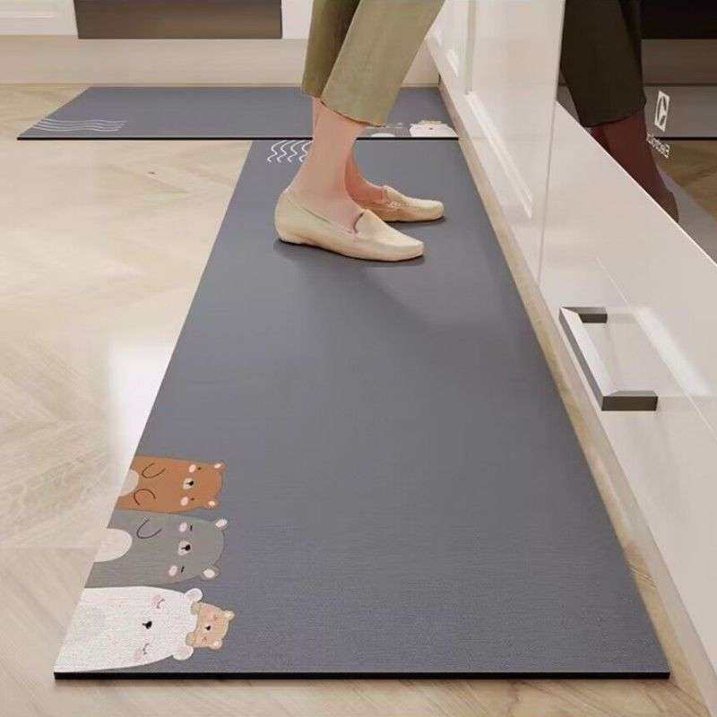 厨房地面地垫硅藻泥吸水垫子吸油防滑长条脚垫防油可擦洗免洗地毯,居家布艺,厨房地垫,淘宝优惠券,粉丝福利购,淘宝优惠卷