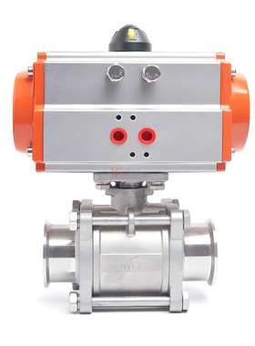 Q611F气动二片式球阀 结构简单装卸方便 气动蒸汽球阀