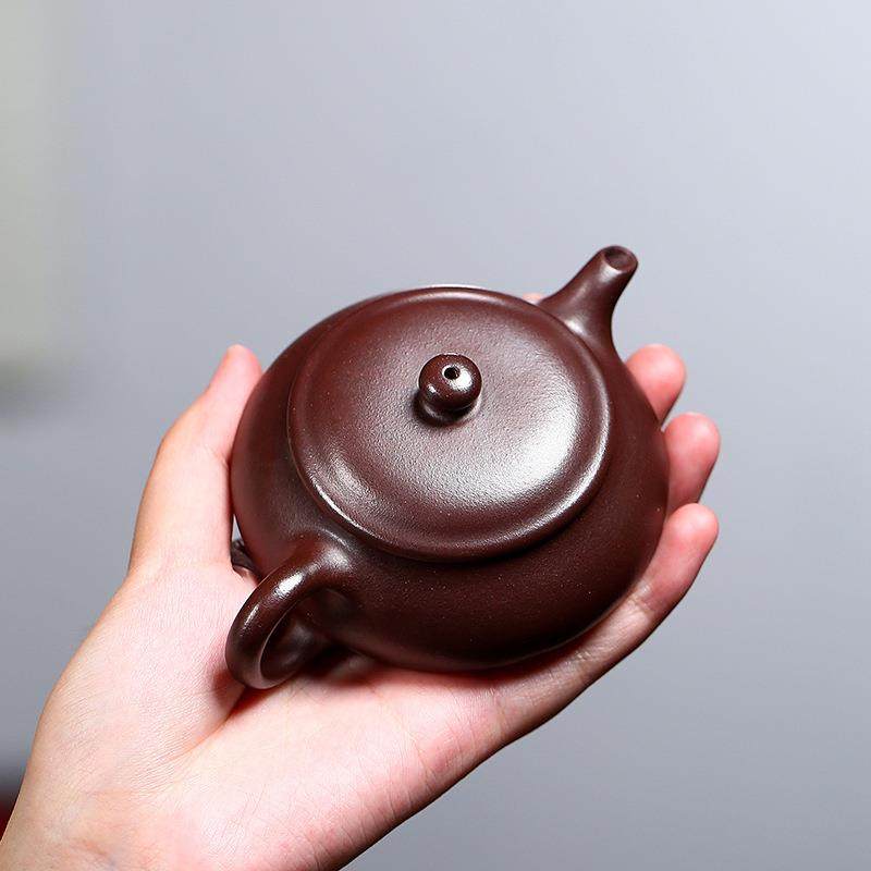 宜兴紫砂壶大口纯手工茶具原矿紫砂石红泥料100cc功夫茶手工制作,餐饮具,茶壶,淘宝优惠券,粉丝福利购,淘宝优惠卷