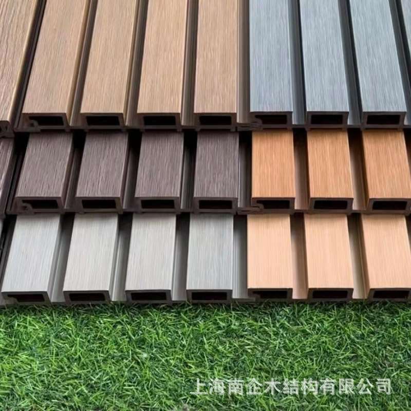 二代共挤塑木长城板 户外木塑外墙板 庭院防腐围挡  室外墙壁护板