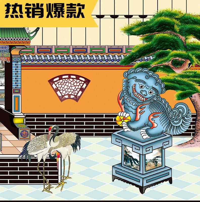 老祖宗家谱挂画族谱宗谱图挂轴仿古卷轴老式家堂轴子布料供奉祖先