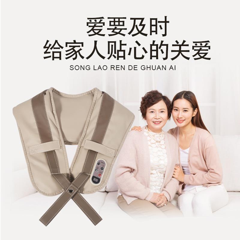 颈椎按摩器仪敲打锤背部腰部肩膀部颈肩肩颈捶打披肩自动轻松捶背