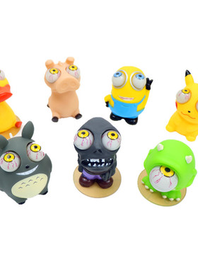 2022跨境汽车摆件个性车载涡轮爆眼公仔 涡轮增压表解压装饰摆件