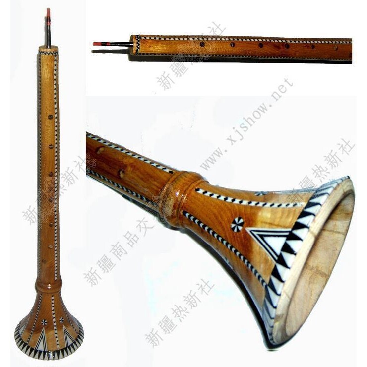 新疆乐器 维吾尔手工民族乐器 木 唢呐 演奏型