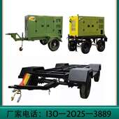 150KW静音柴油发电机 100 六缸水冷防雨型选配拖车 大泽动力60
