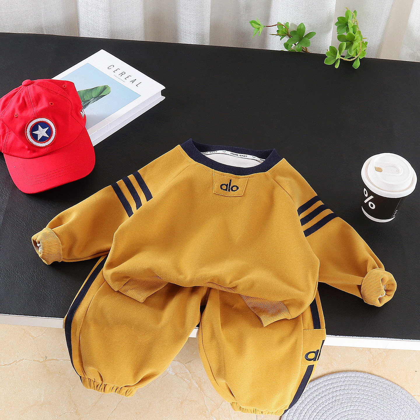 2026春款男童春秋装新款男宝长袖卫衣百搭洋气儿童休闲帽衫两件套,童装/婴儿装/亲子装,套装,淘宝优惠券,粉丝福利购,淘宝优惠卷