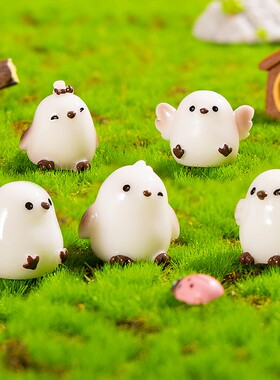 2026微景观摆件可爱山雀萌粒造景树脂diy工艺装饰品小摆件高级感