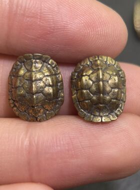 202610.5mm*112.8mm富甲天下十二生肖背云文玩配件diy百香籽菩提1