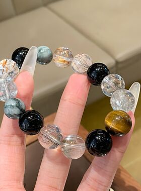 2026鹰眼石水晶手串 天然水晶链 爆款手串 水晶手串女高级感 手串