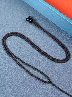 2026朱砂吊坠挂绳手工编织六字真言简约挂脖首饰绳玉佩和田玉坠项