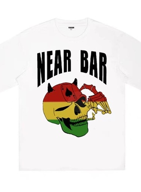 【OXXO】Near Bar涅吧原创周边趣味恶搞创意乐队标语插画短袖T恤
