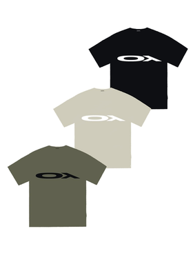 OXXO原创设计Logo基础款t恤短袖男潮牌美式潮流宽松夏