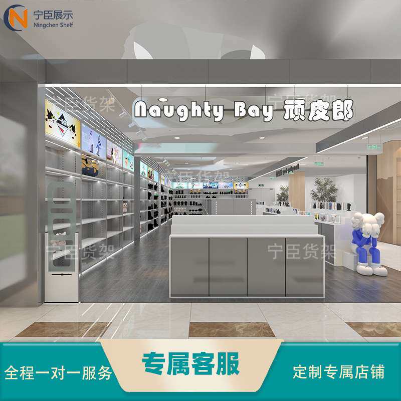 百货文具货架超市商场展示架精品饰品玩具便利店整店工厂直销商用图片