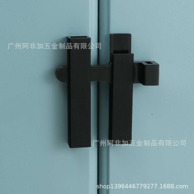 高档洗手间门锁卡扣大门老式明装插销房门闩锁室内免打孔门扣门栓