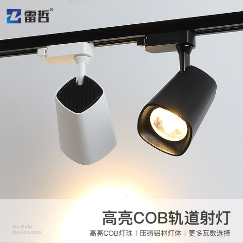 白色轨道射灯价格 白色轨道射灯图片 星期三