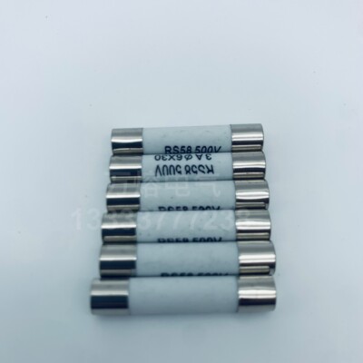 RO55 R054 R058陶瓷保险丝管5X25熔断器熔芯6x30 1A2A5A6A10A20A