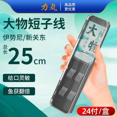 大物短子线双钩新关东伊势尼成品