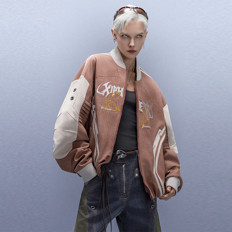 XIPHEVIL「湾区舞力夹克」麂皮绒
