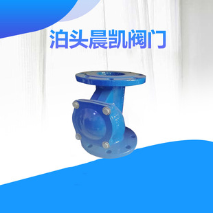 厂家供应球型止回阀 HQ41X型铸铁污水球型止回阀 无磨损橡胶球