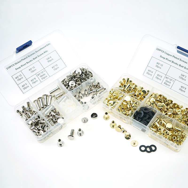 账本螺丝电镀子母铆钉相册对接菜谱钉盒装套装,五金/工具,螺钉,淘宝优惠券,粉丝福利购,淘宝优惠卷