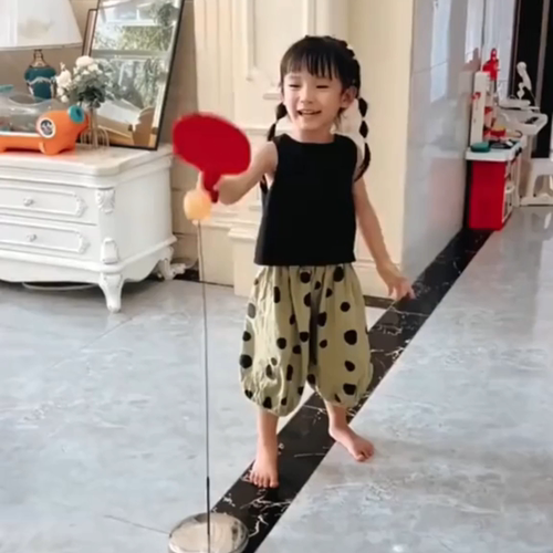 乒乓球训练器自练神器抖音弹力软轴儿童视力训练单人自练器批发