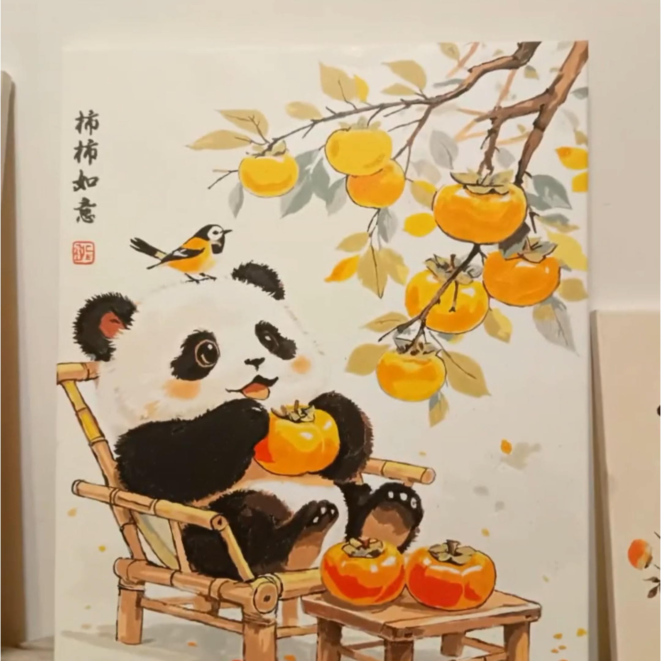 数字油画画画diy厂家批发花卉风景填充涂色油彩摆摊玩具画一件代