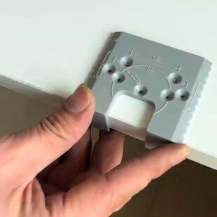 铰链悍高铰链木工35m铰链开孔辅助器家用门板合页安装定位