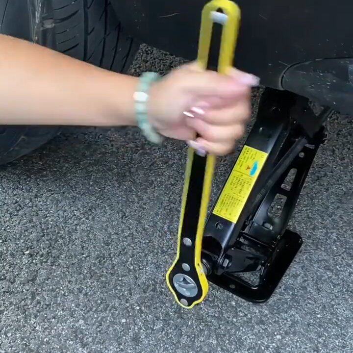 千斤顶汽车千斤顶载小轿车用专用正品省力扳手翦式小型液压式手摇