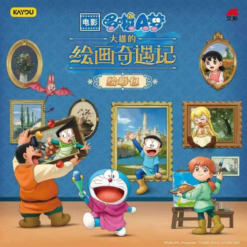 卡游哆啦A梦Doraemon The Movie英文绘影包东南亚北美卡牌